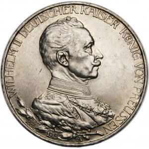 Nemecko, Prusko - Wilhelm II (1888-1918), 3 marky 1913 A, Berlín