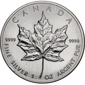 Kanada, 5 USD 1989 Javorový list