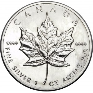 Canada, $5 1990 Maple Leaf