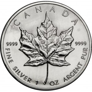 Canada, $5 1991 Maple Leaf