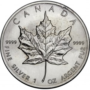 Kanada, $5 1993 Maple Leaf