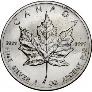 Kanada, 5 dolarów 1993 Liść Klonu