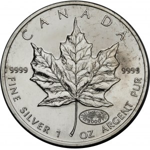 Kanada, $5 2000 Maple Leaf