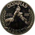 USA, 1 dolar 1988, Hry XXIV. olympiády Soul 1988