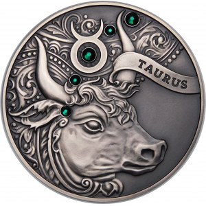 Belarus, 20 rubles 2014, Zodiac signs - Taurus