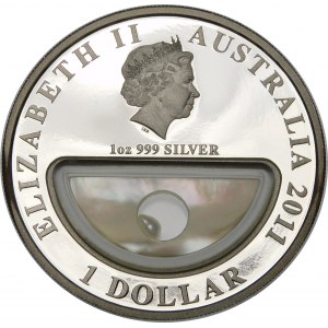 Austrálie, 1 dolar 2011, Poklady Austrálie - perly