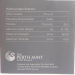 Austrálie, 1 dolar 2011, Poklady Austrálie - perly