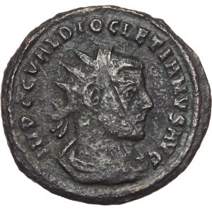 Römisches Reich, Diokletian, Antoninianus, Bronze 296 n. Chr.