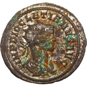 Römisches Reich, Diokletian, Antoninianus, Silber 285 n. Chr.