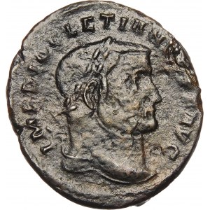 Roman Empire, Diocletian, Folis, bronze 296-297 AD