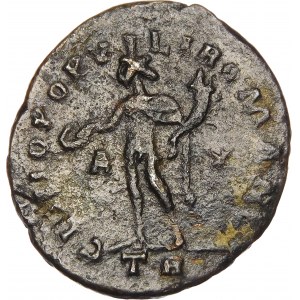 Cesarstwo Rzymskie, Diocletian, Folis, brąz 296-297 AD
