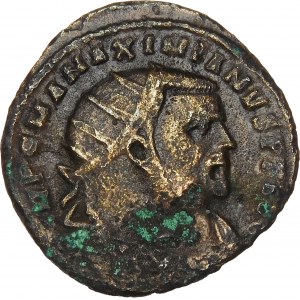 Römisches Reich, Maximianus I., Antoninianus, Bronze 296 n. Chr.