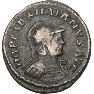 Römisches Reich, Maximianus I., Antoninianus, Bronze 293 n. Chr.