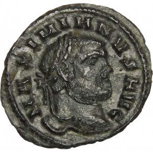 Cesarstwo Rzymskie, Maximianus I, 1/2 Folisa , brąz 305 AD
