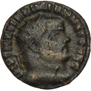 Cesarstwo Rzymskie, Constantius I Chlorus z Cesarzem Maximianus I, Antoninianus, brąz 304-305 AD