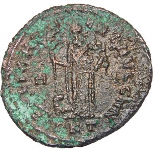 Roman Empire, Constantius I Chlorus with Emperor Maximianus I, Folis, silver 305 AD