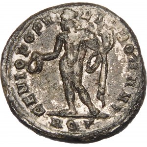 Cesarstwo Rzymskie, Galerius Maximianus II, Folis, srebro 305 AD