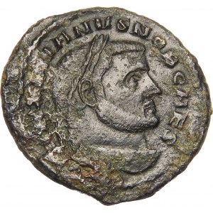 Römisches Reich, Galerius Maximianus II, Folis, Silber 299 n. Chr.