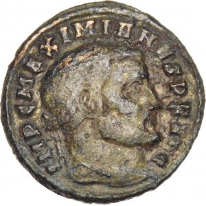 Cesarstwo Rzymskie, Galerius Maximianus II, Folis, brąz 305 AD