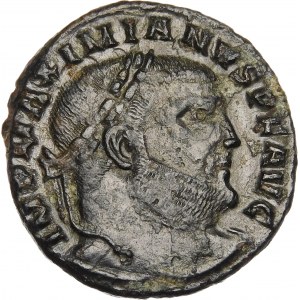Römisches Reich, Galerius Maximianus II, Folis, Silber 309 n. Chr.