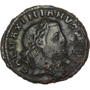 Cesarstwo Rzymskie, Galerius Maximianus II , Folis, brąz 309-310 AD