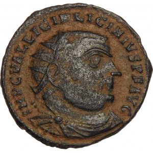 Cesarstwo Rzymskie, Licinius I, 1/2 Folisa-Denar, brąz 321-323 AD