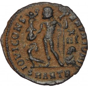 Cesarstwo Rzymskie, Licinius I, 1/2 Folisa-Denar, brąz 321-323 AD
