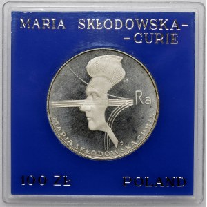 100 zloty Maria Skłodowska Curie 1974