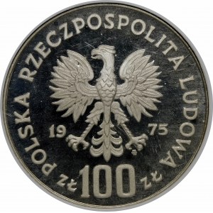 100 Zloty Das Königsschloss in Warschau 1975