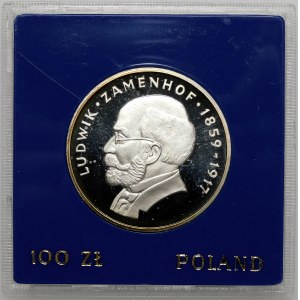 100 Gold Ludwik Zamenhof 1979