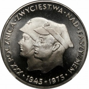 200 złotych XXX Rocznica Zwycięstwa nad Faszyzmem 1975 - lustrzanka