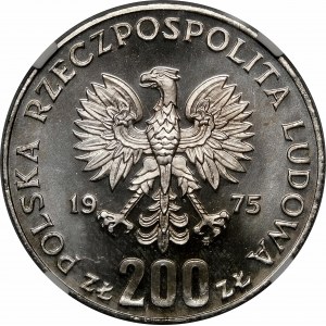 200 złotych XXX Rocznica Zwycięstwa nad Faszyzmem 1975 - lustrzanka