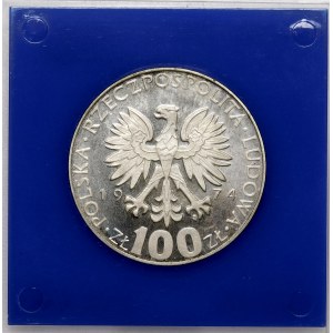 Sample of 100 gold Maria Skłodowska Curie 1974