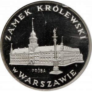 Sample of 100 gold Royal Castle in Warsaw 1975