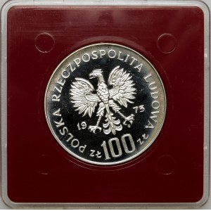 Próba 100 złotych Zamek Królewski w Warszawie 1975