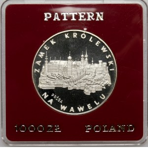 100 zlatých vzorek Královský hrad Wawel 1977