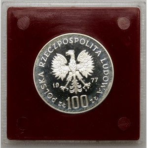 Sample of 100 gold Henryk Sienkiewicz 1977