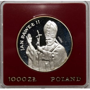 Vzorek 1000 zlatých Jan Pavel II 1982