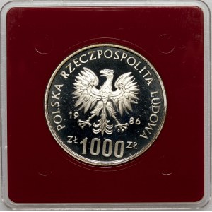 Sample of 1000 gold Owl 1986