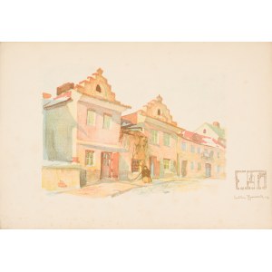 Gumowski Jan Kanty (1883-1946), Lublin. Kamieniczki mieszczańskie, 1917