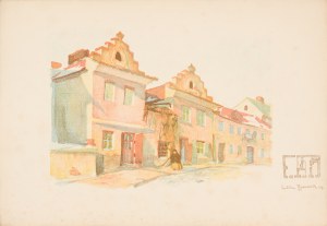 Gumowski Jan Kanty (1883-1946), Lublin. Kamieniczki mieszczańskie, 1917