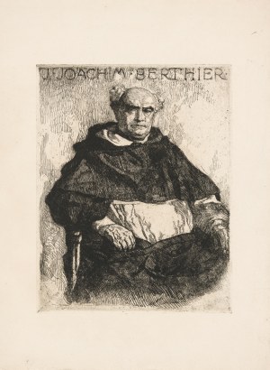 Mehoffer Józef (1869 - 1946), Portret O. Joachima Berthier Dominikanina we Fryburgu w Szwajcarii, 1918