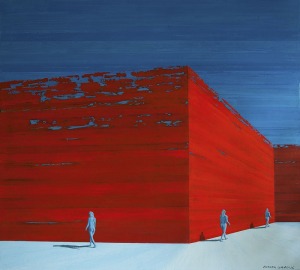 Dariusz Grabuś, Niebieski z czerwonym, 2014