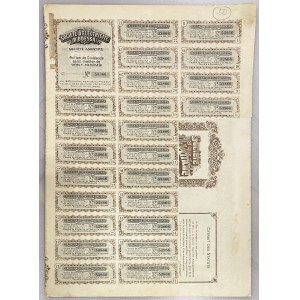 Belgium Brussels Share 100 Francs 1910 Societe d'Electricite d'Odessa