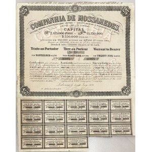 Portugal Lisbon 25 Shares 1894 Companhia de Mossamedes LLS