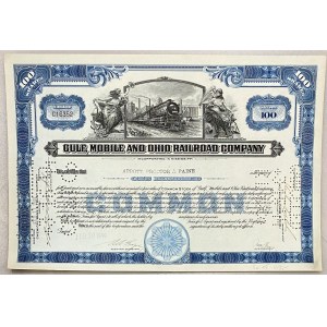 United States New York 100 Shares 1944 Gulf, Mobile and Ohio Railroad Company
