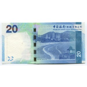 Hong Kong 20 Dollars 2015
