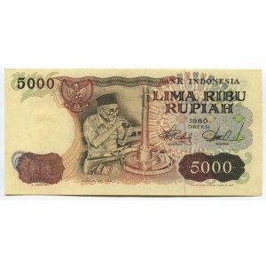 Indonesia 5000 Roepiah 1980