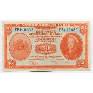 Netherlands Indies 50 Cent 1943