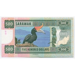 Sarawak 500 Dollars 2017 Specimen